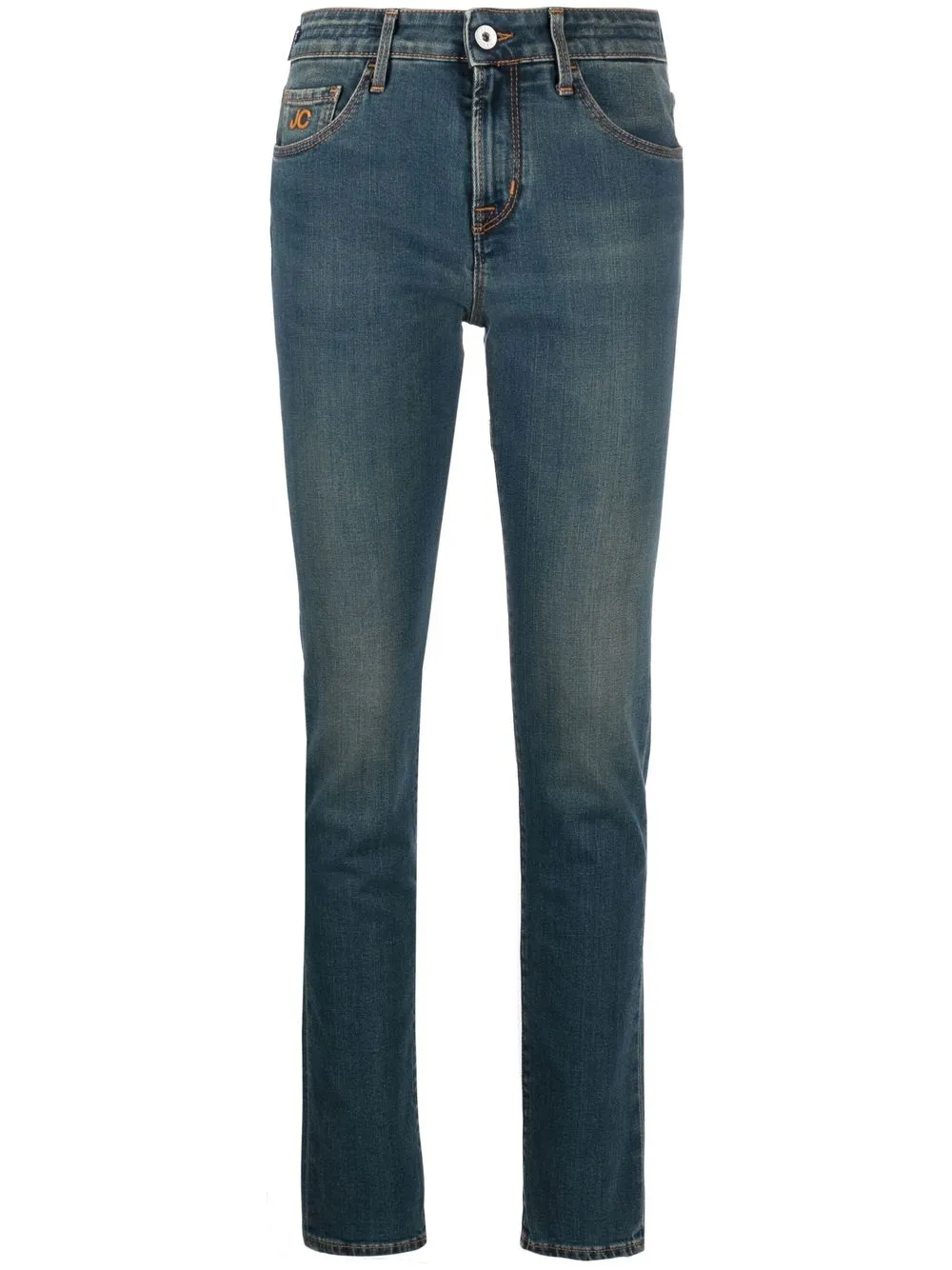 

Jacob Cohën jeans slim con efecto descolorido - Azul