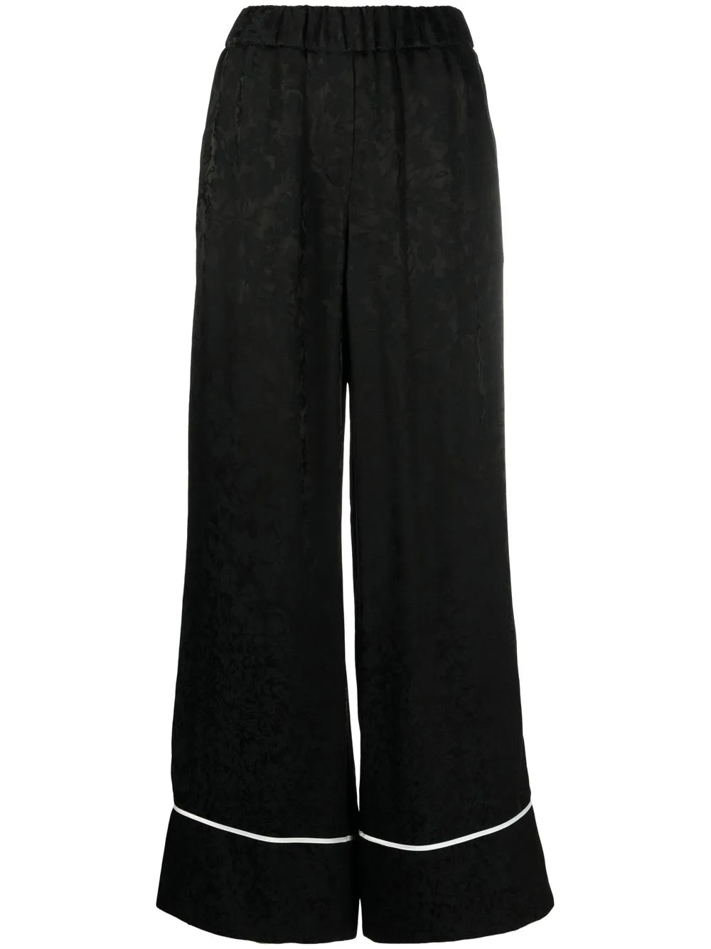 

Off-White jacquard pyjama trousers - Black
