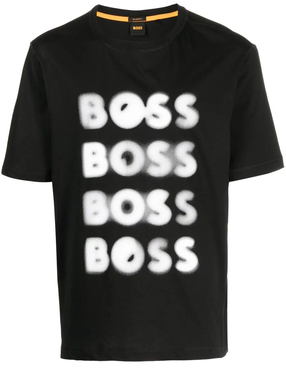 

BOSS logo-print cotton T-shirt - Black