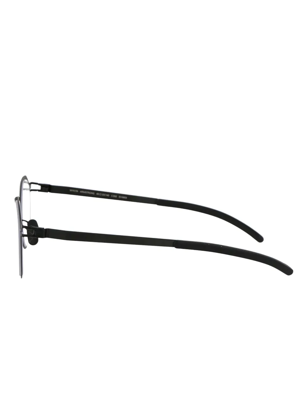 Mykita Bril met rond montuur Zwart
