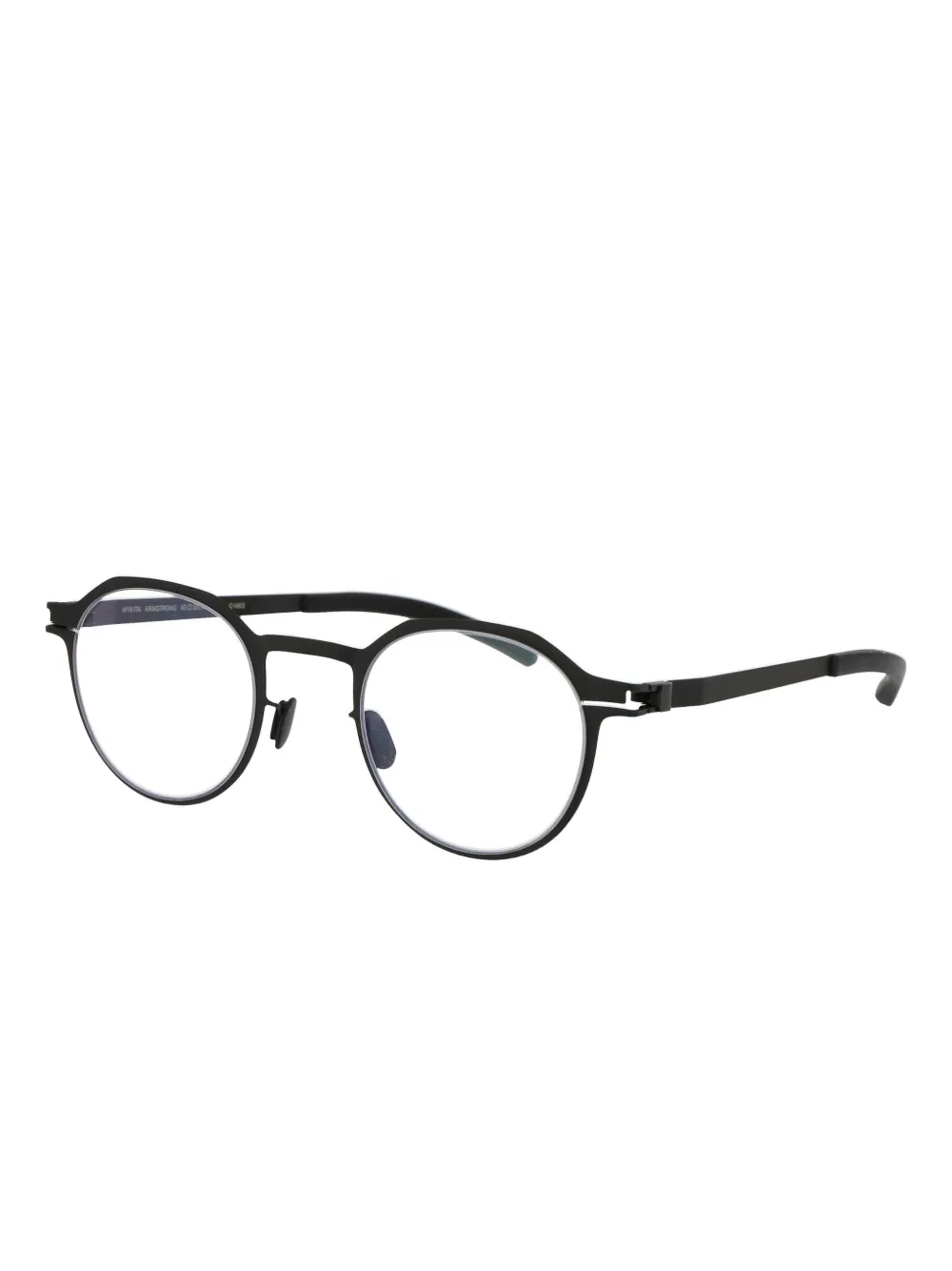 Mykita Bril met rond montuur Zwart