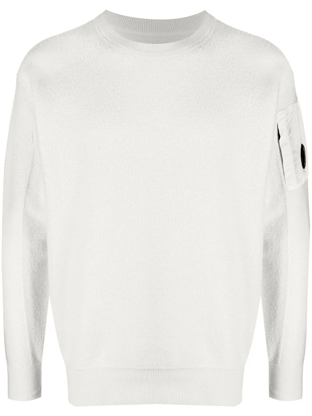 

C.P. Company lens-detail terry sweatshirt - Neutrals