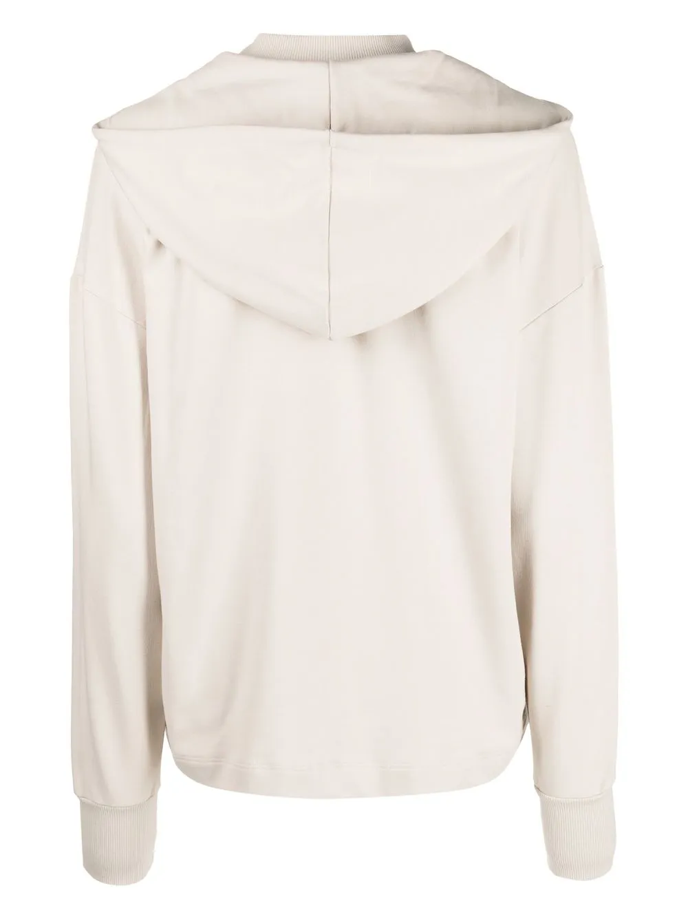 Hanro Katoenen hoodie - Beige