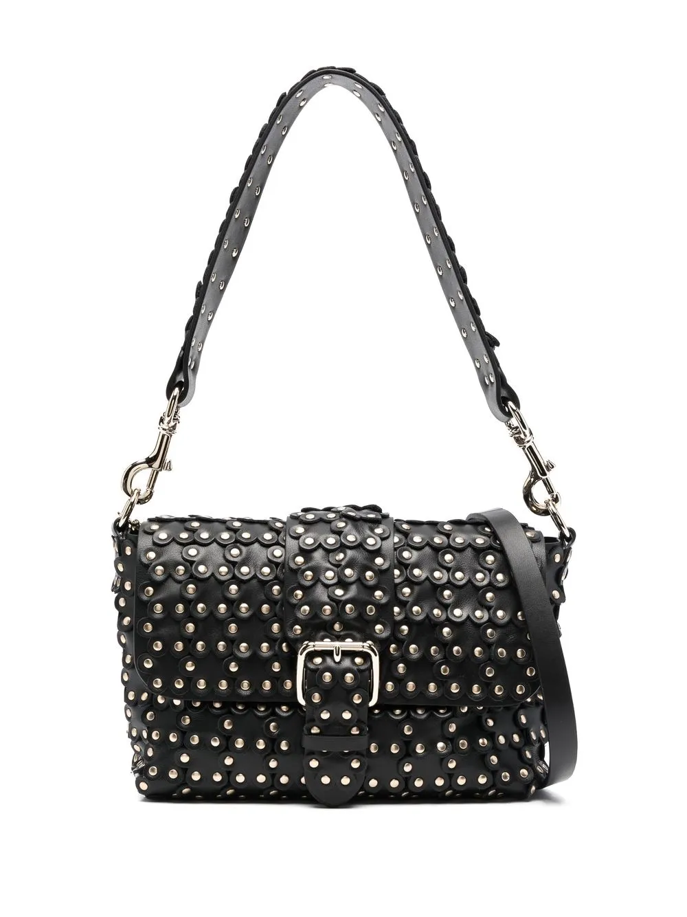 

RED(V) Flower Puzzle studded shoulder bag - Black
