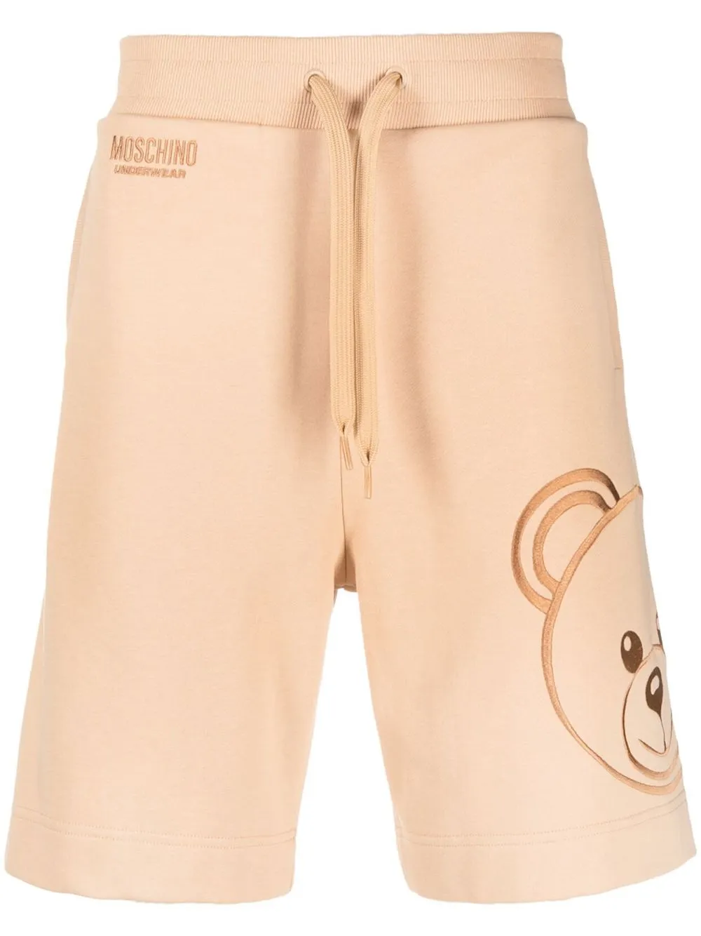 

Moschino Teddy Bear motif track shorts - Neutrals