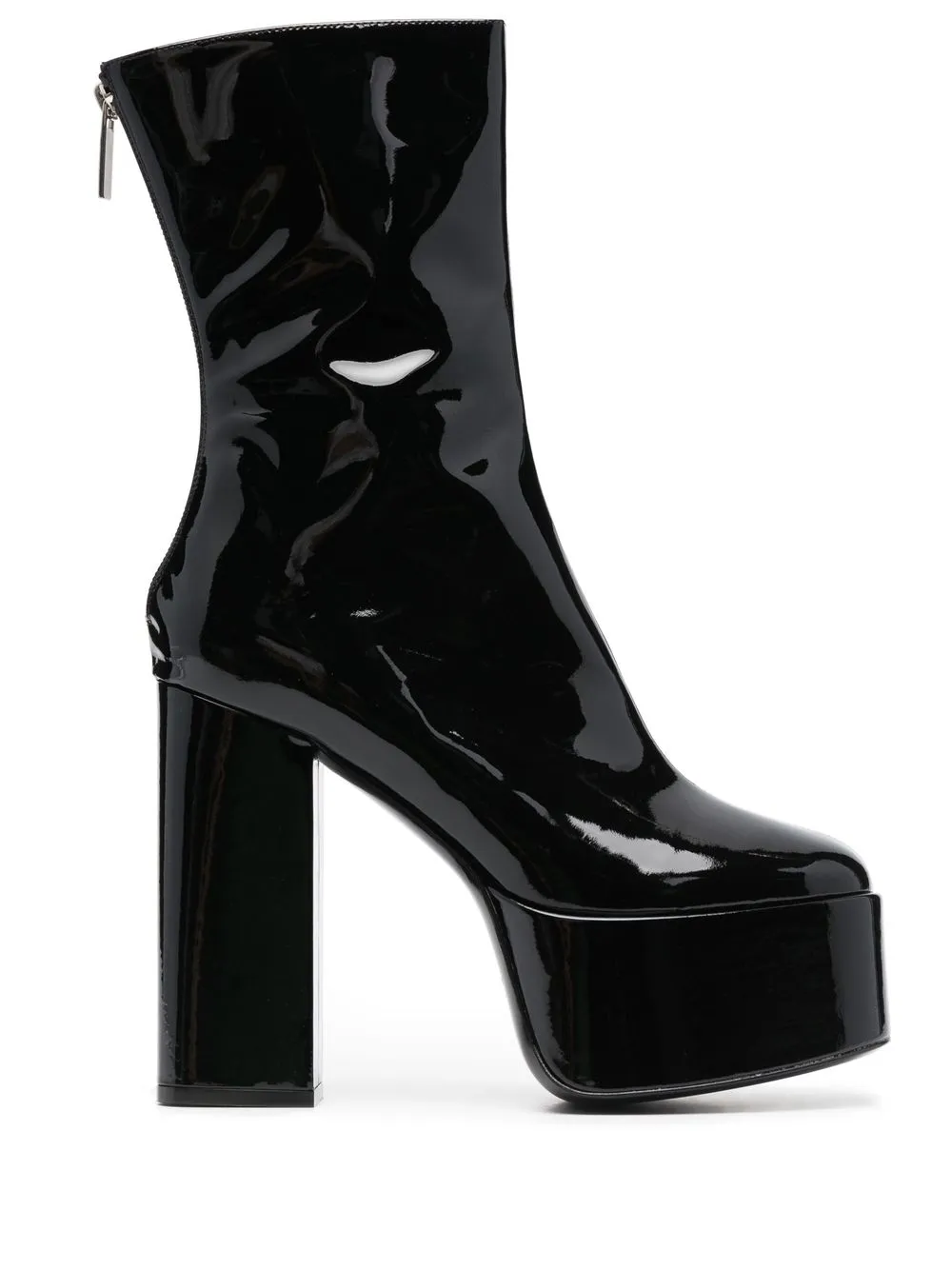 

Paris Texas patent platform 130mm boots - Black