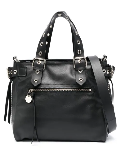 Sac à main Biker en cuir - RED(V) - Modalova