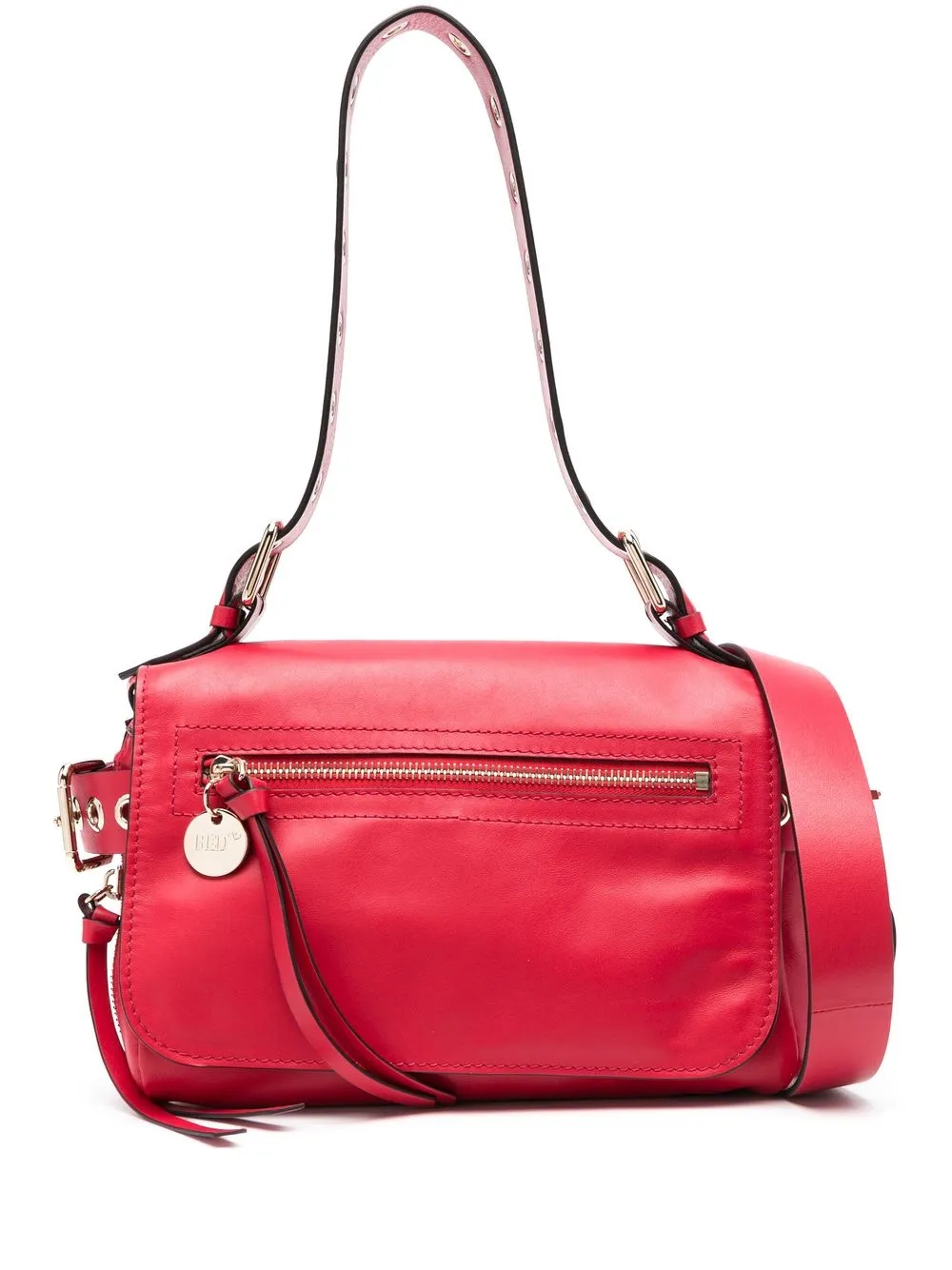 

RED(V) Bikered leather shoulder bag