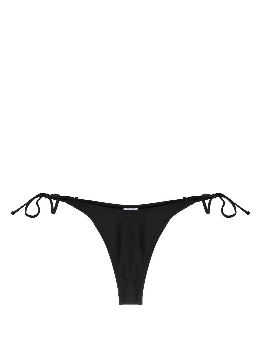 

Moschino bikini bottom con logo estampado - Negro