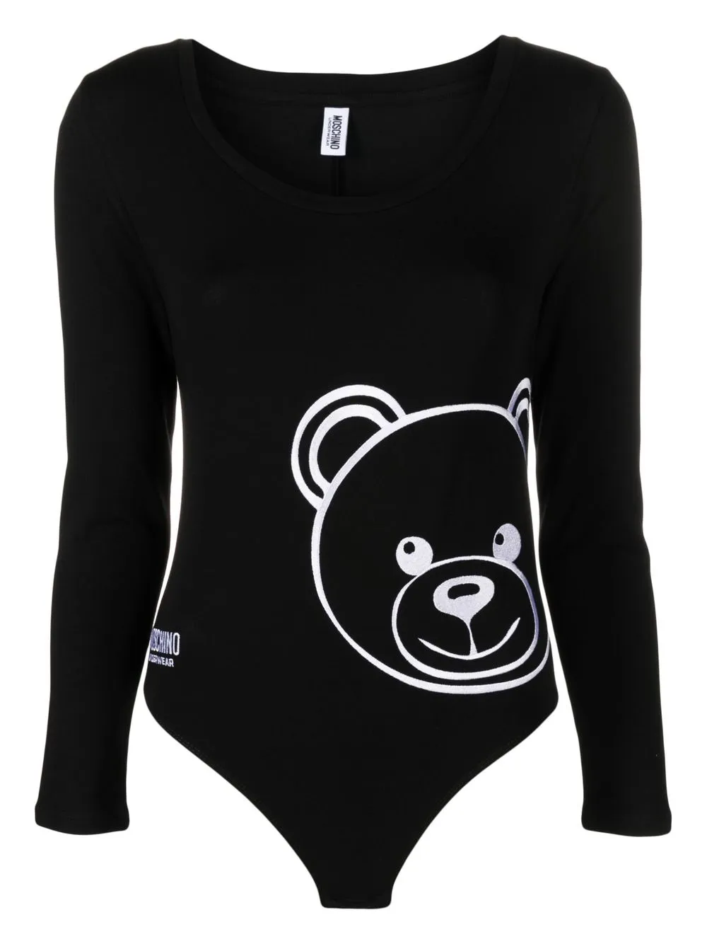 

Moschino Teddy Bear motif bodysuit - Black