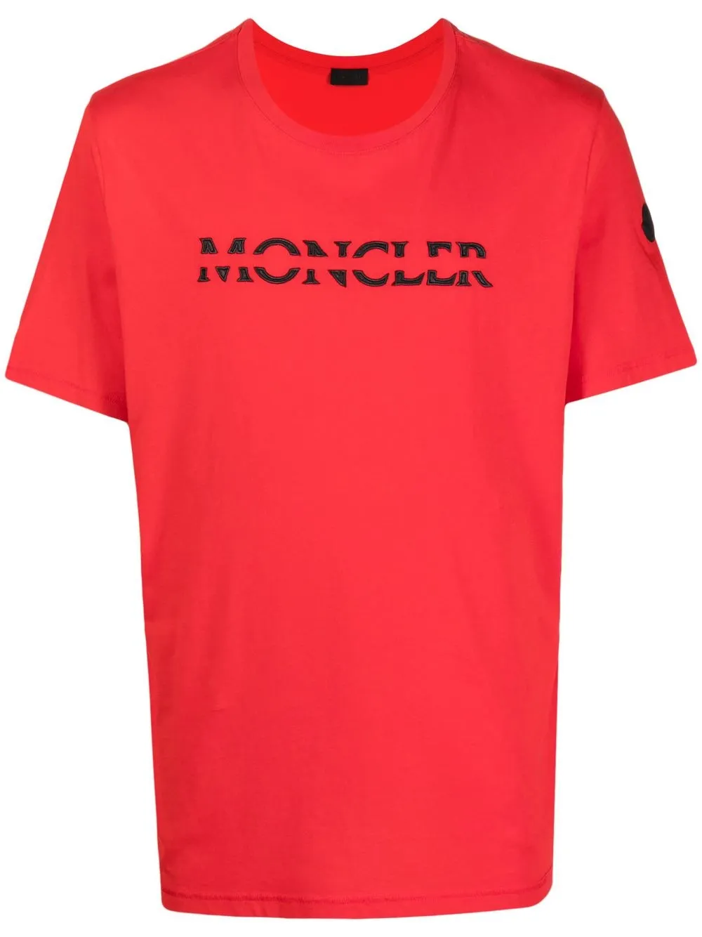 

Moncler logo-print cotton T-Shirt - Red