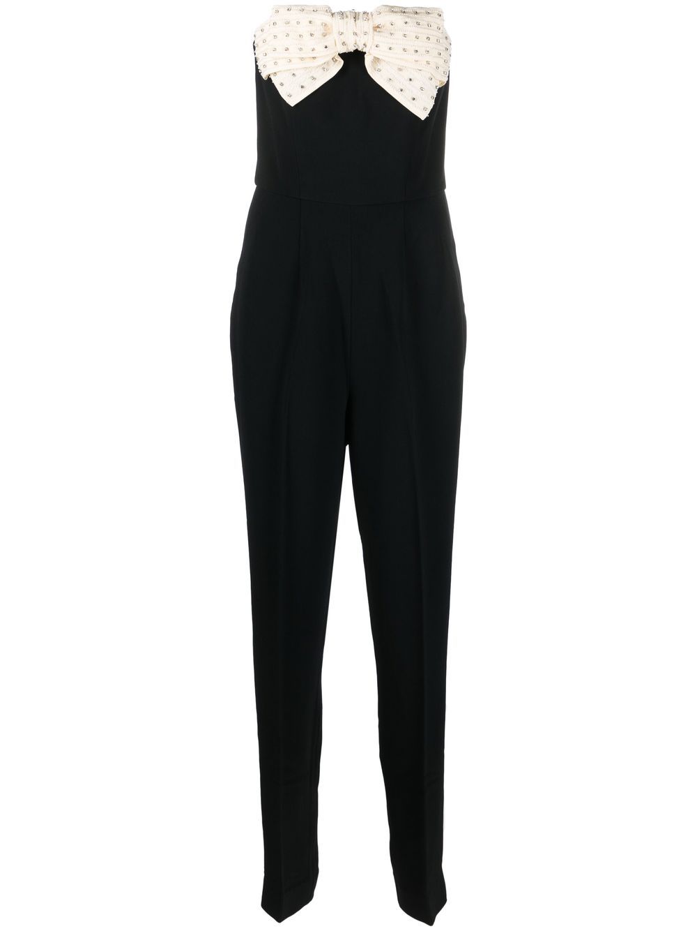 Saloni bow-detail Jumpsuit - Farfetch