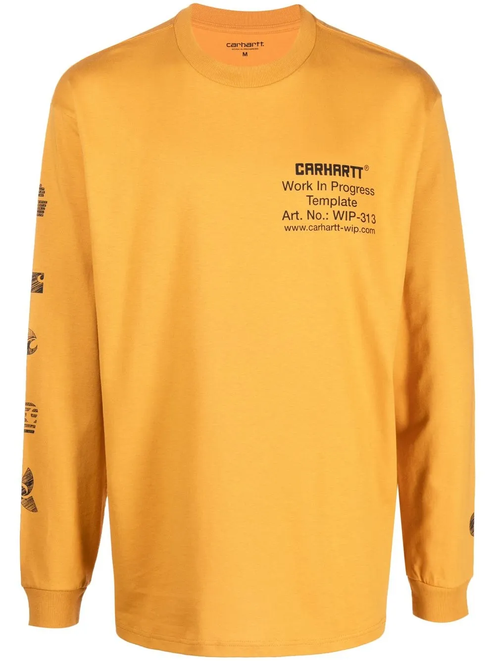 

Carhartt WIP motif print cotton sweatshirt - Orange