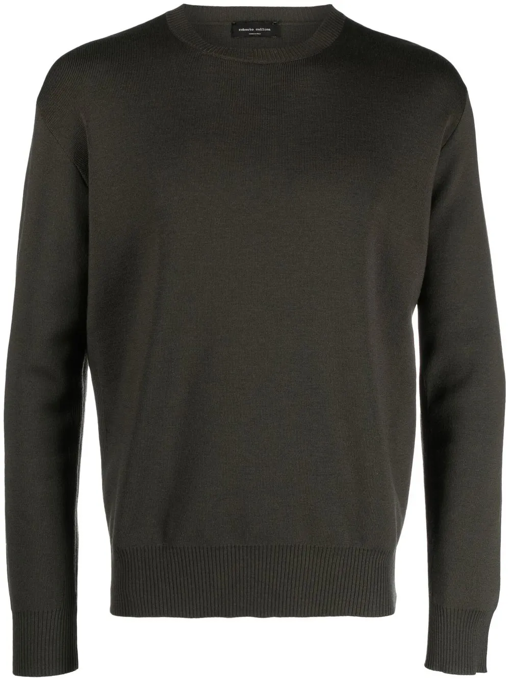 

Roberto Collina crew-neck long-sleeve jumper - Green