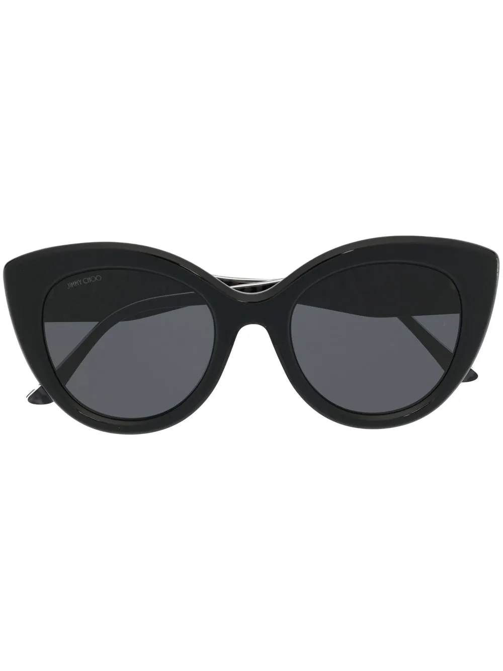 

Jimmy Choo Eyewear logo-plaque cat eye sunglasses - Black