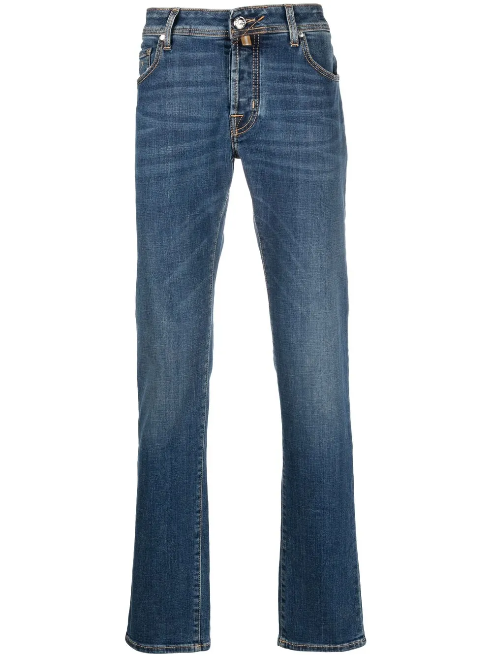 

Jacob Cohën jeans slim con parche del logo - Azul