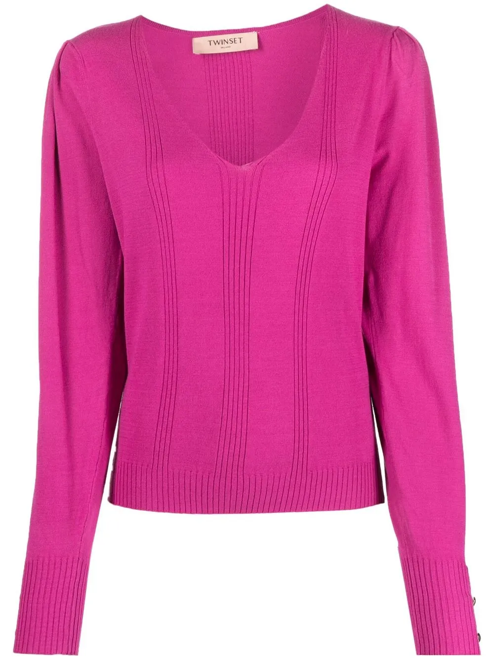 

TWINSET long-sleeve knit jumper - Pink