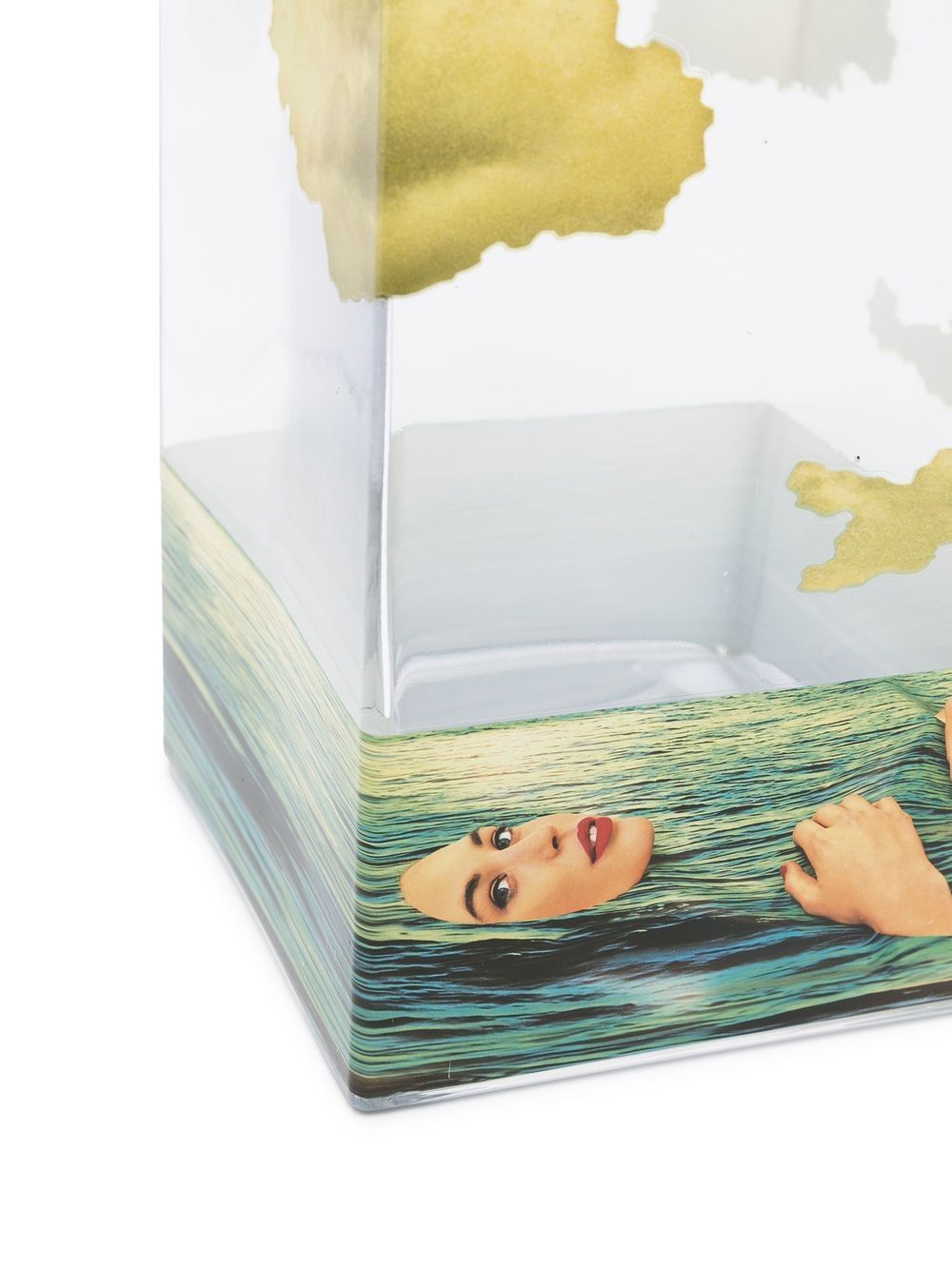 Shop Seletti Toiletpaper Sea Girl Vase In Yellow