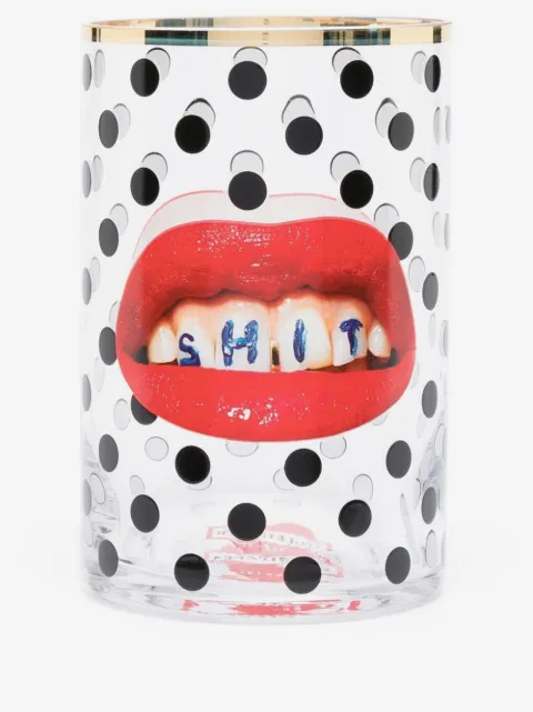 Seletti florero Toitetpaper con labios estampados