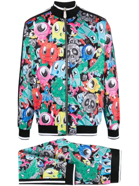 Philipp Plein traje deportivo con dibujo estampado