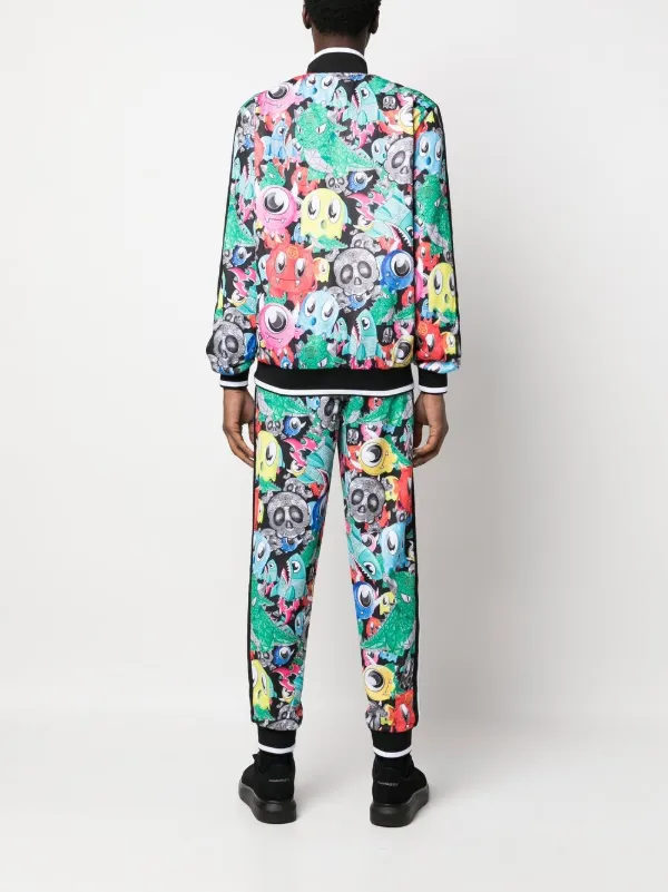 Philipp Plein プリント トラックスーツ | ブラック | FARFETCH JP
