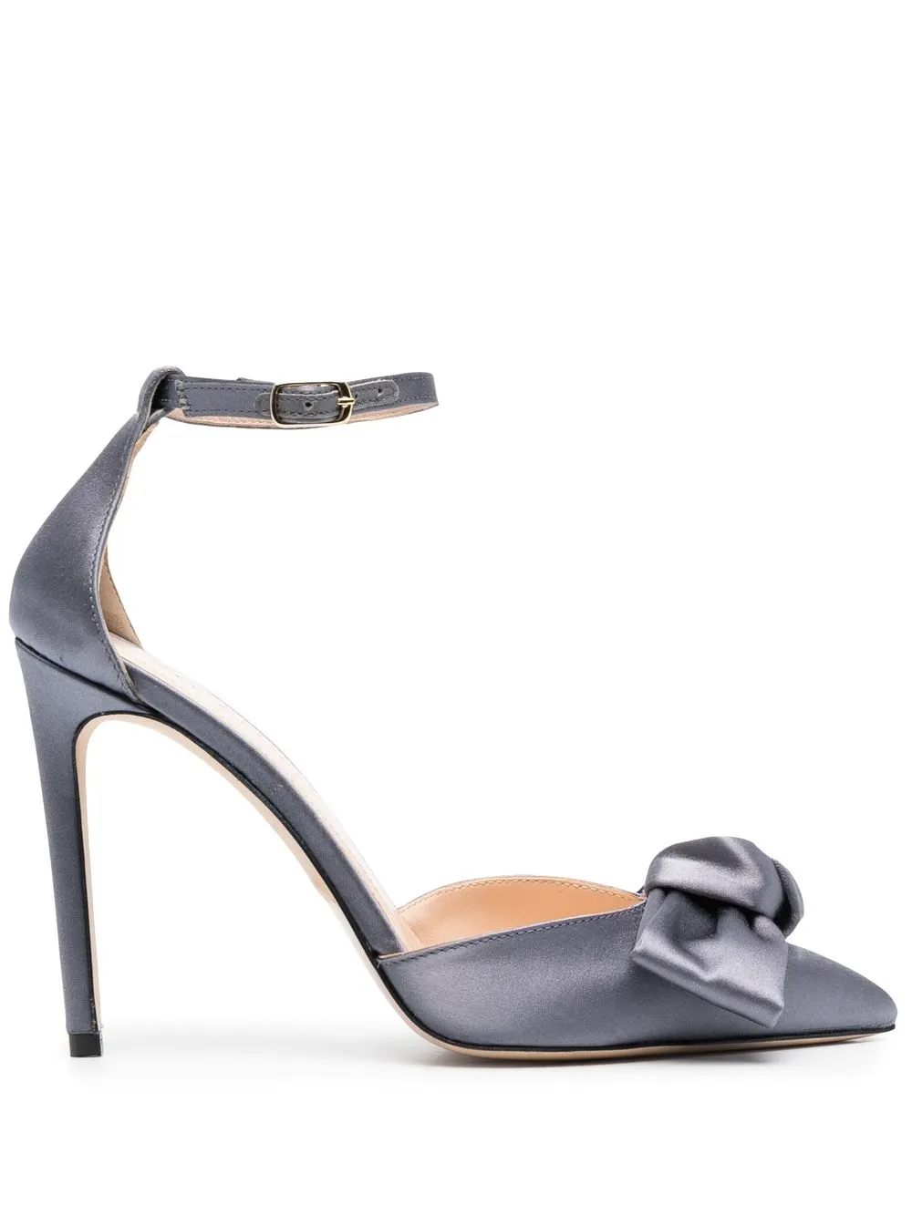 

Dee Ocleppo Linda 110mm bow-detail pumps - Grey