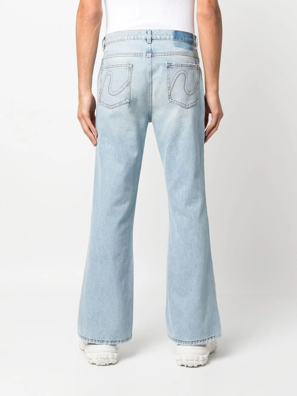 ERL Ripped Flared Jeans - Farfetch