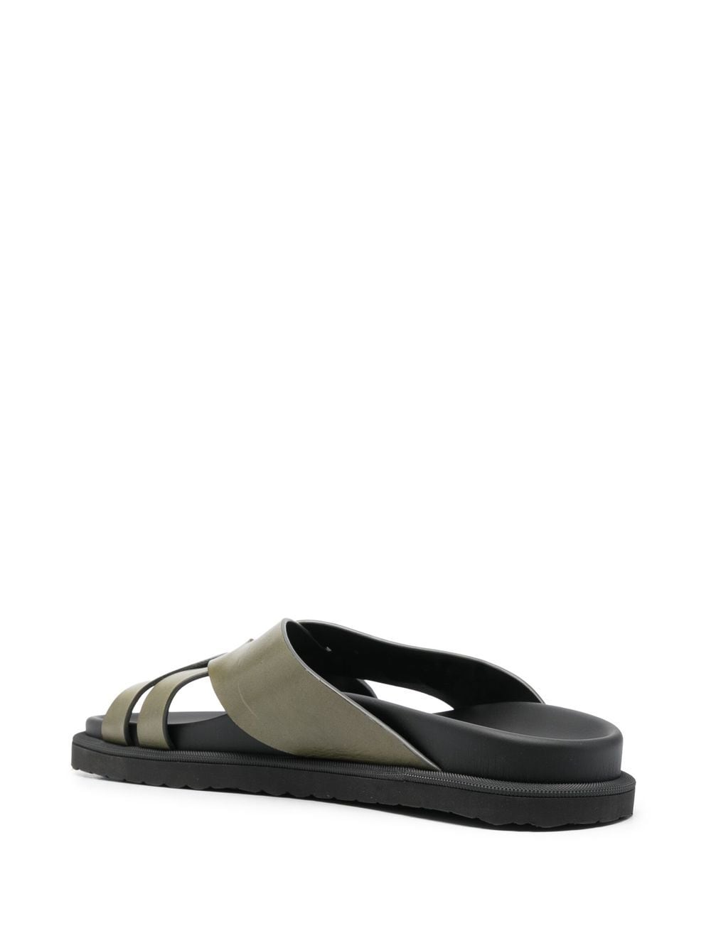 Shop Officine Creative Charrat Leather Sandals In Green