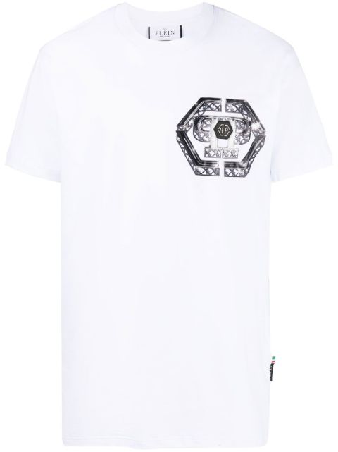 Philipp Plein logo print T-shirt Men