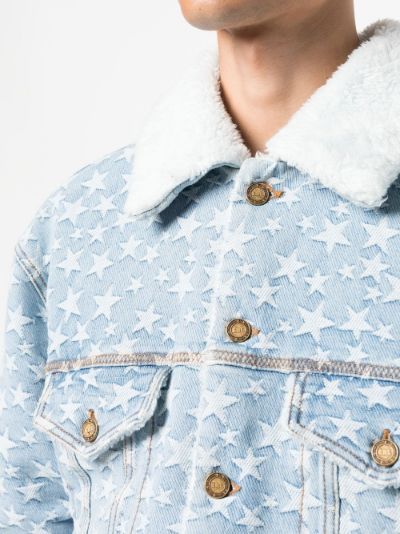 Flower print denim jacket クーポン激安 radimmune.com