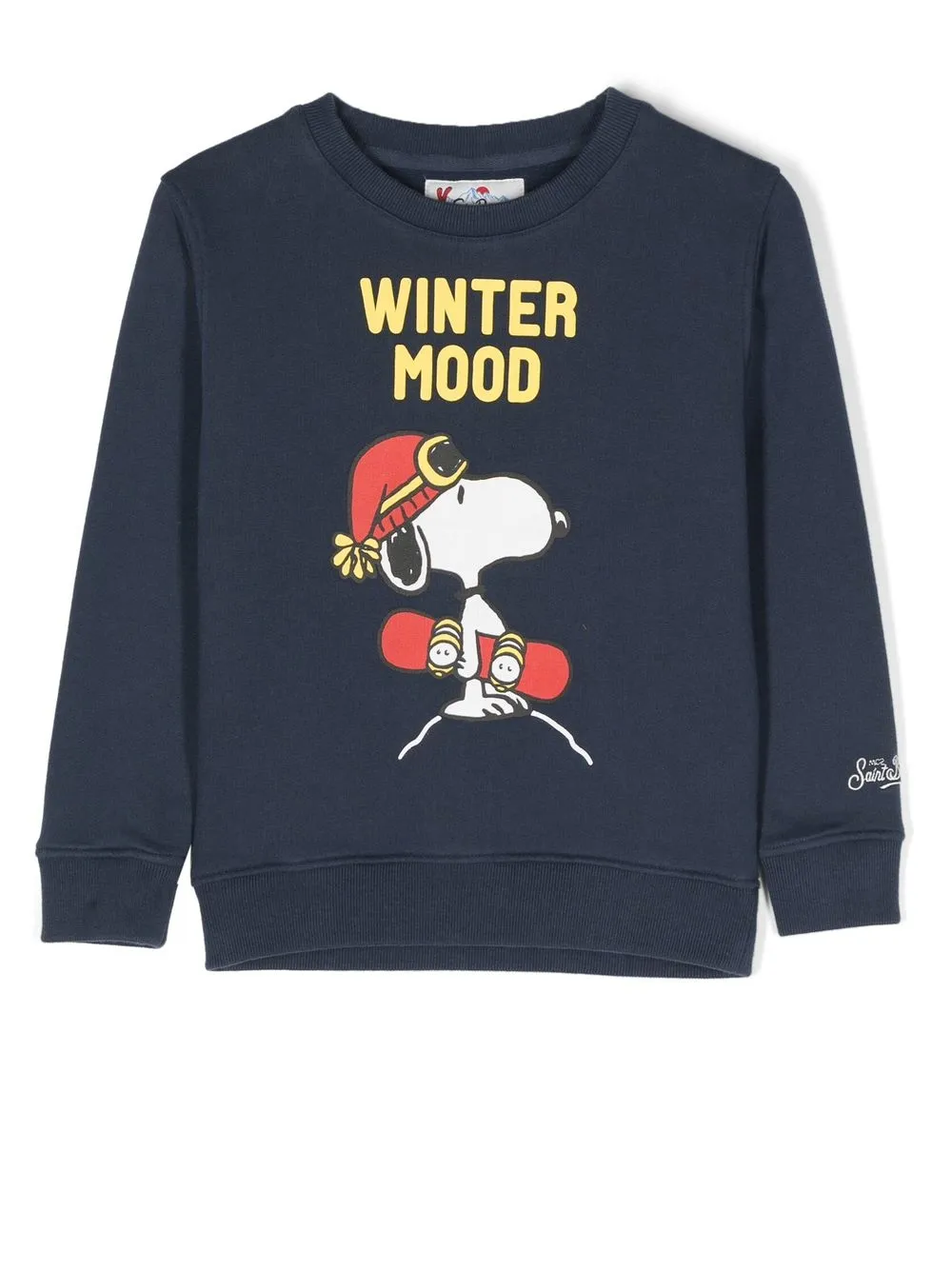 

MC2 Saint Barth Kids sudadera con estampado de Snoopy - Azul