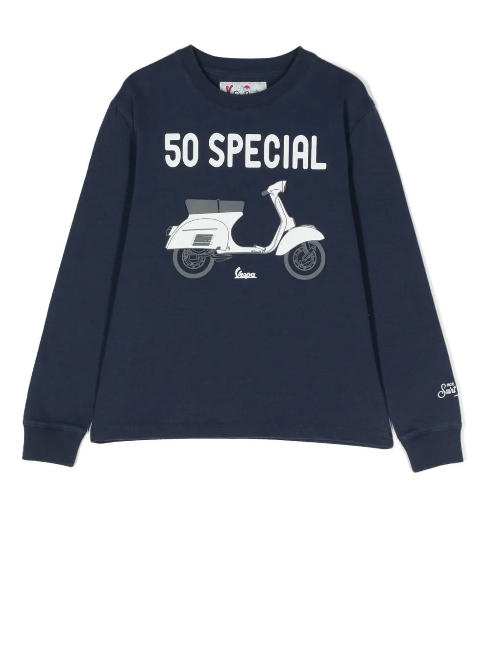 

MC2 Saint Barth Kids Boyle graphic-print sweatshirt - Blue