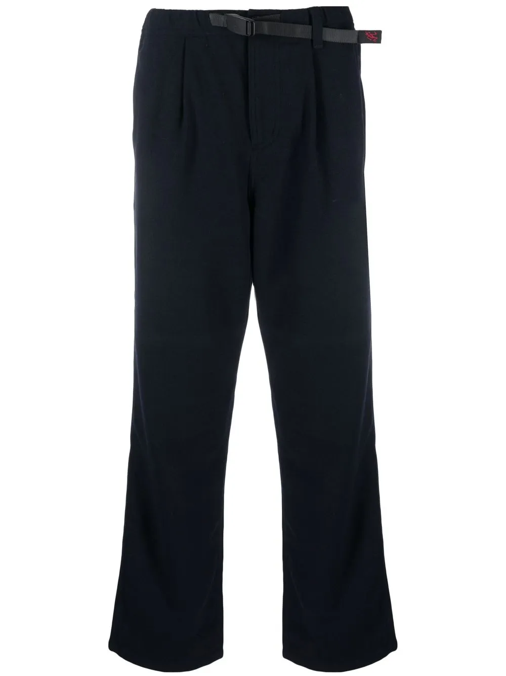 

Gramicci pleated-detail straight-leg trousers - Blue