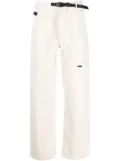 Gramicci two-pocket buckled straight trousers - Neutrals