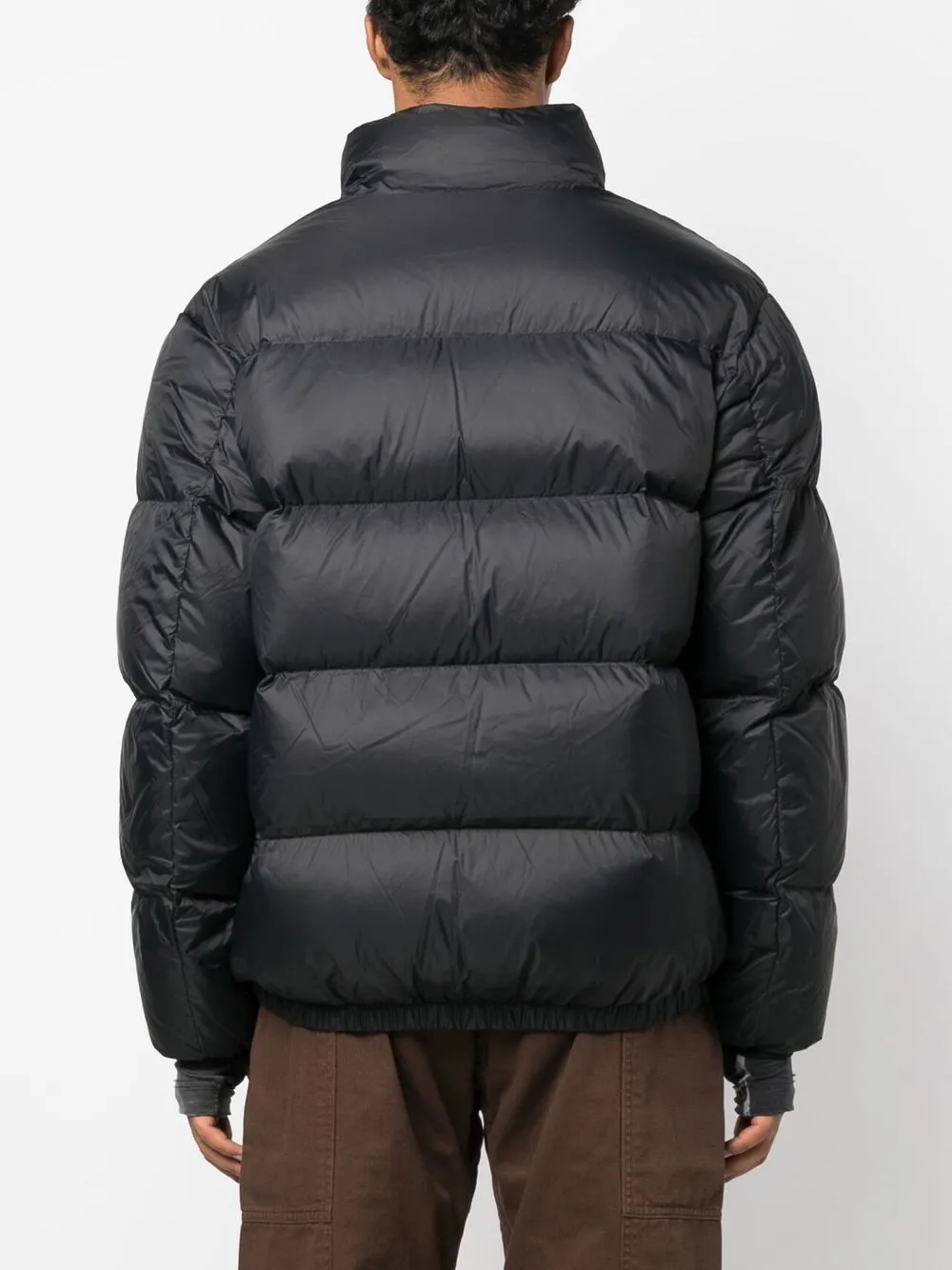 Logo-Embroidered Down Puffer Jacket