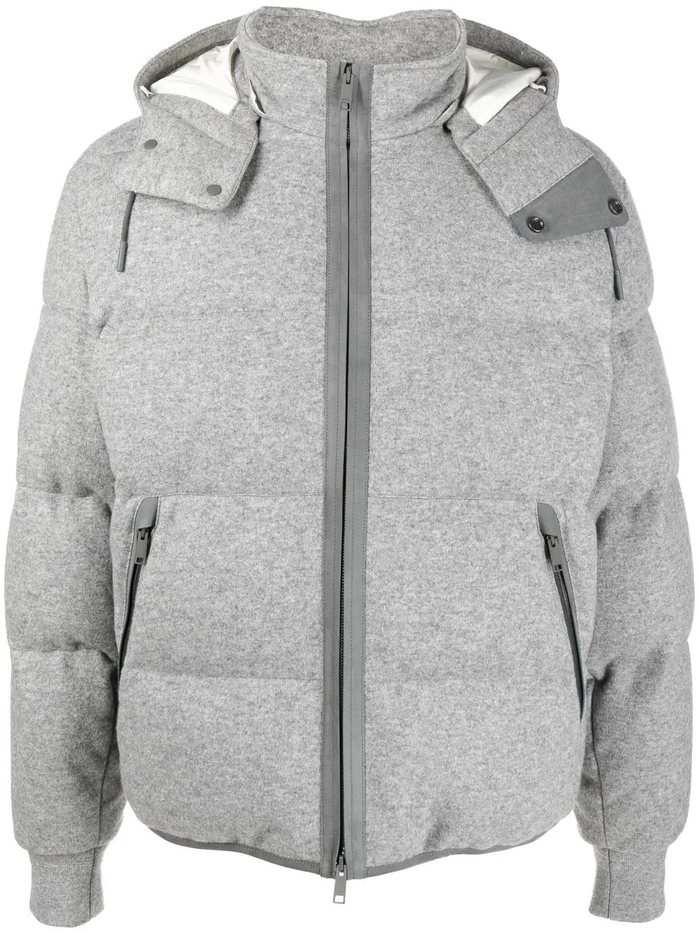 

Zegna Oasi cashmere padded jacket - Grey