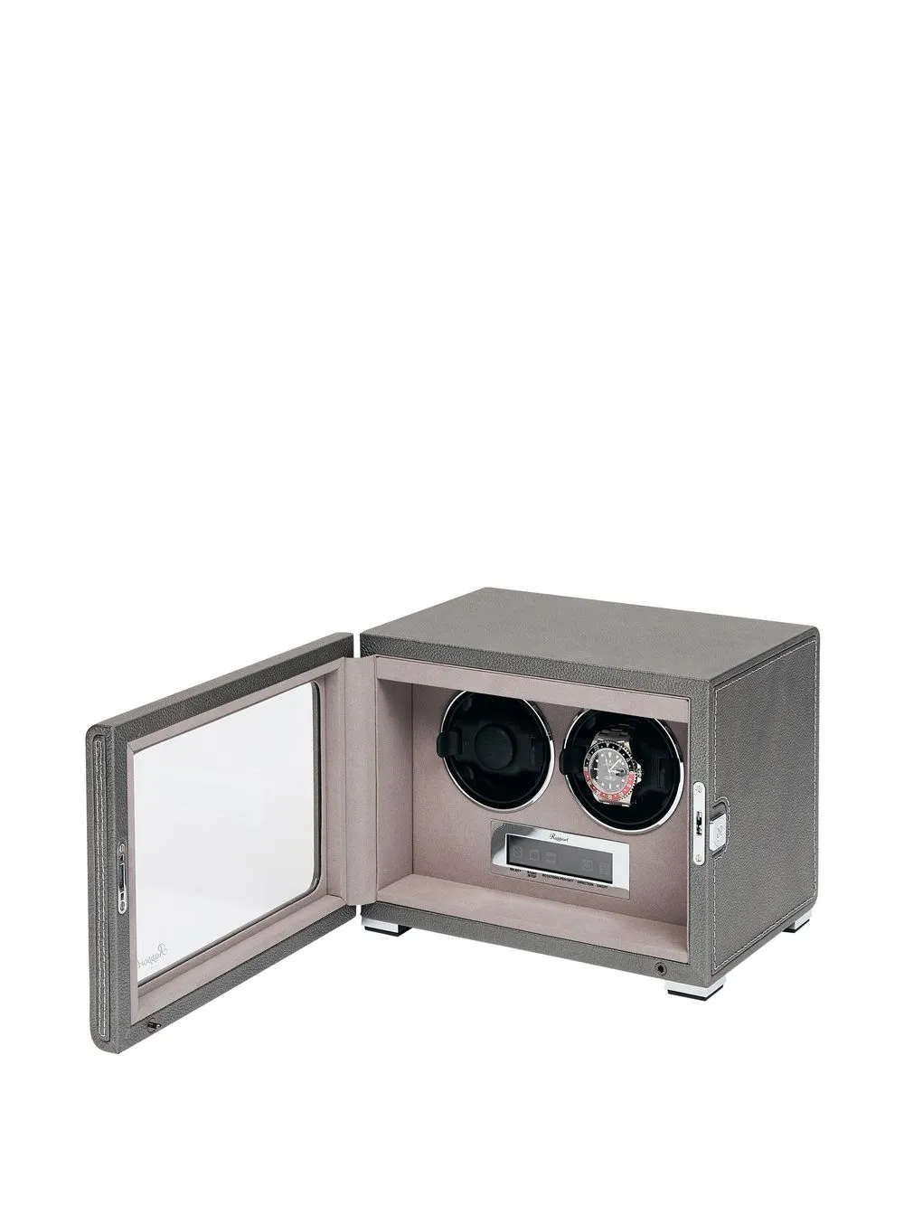 Rapport Quantum Duo Watch Winder In Silver