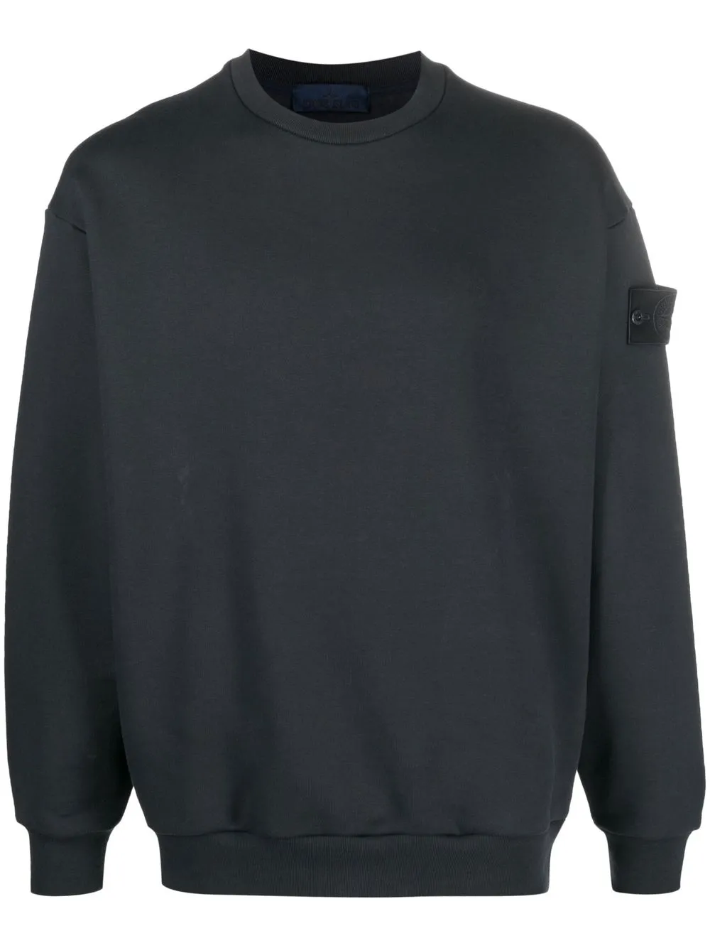 

Stone Island logo-patch long-sleeve sweatshirt - Blue