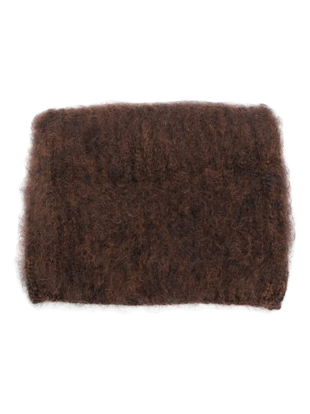 

KNWLS chunky-knit mohair snood - Brown