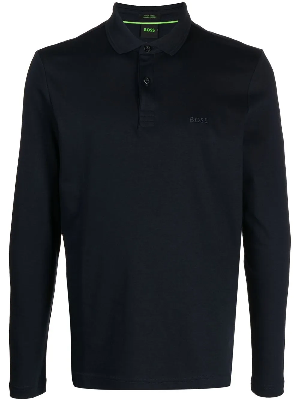

BOSS embroidered-logo polo shirt - Blue