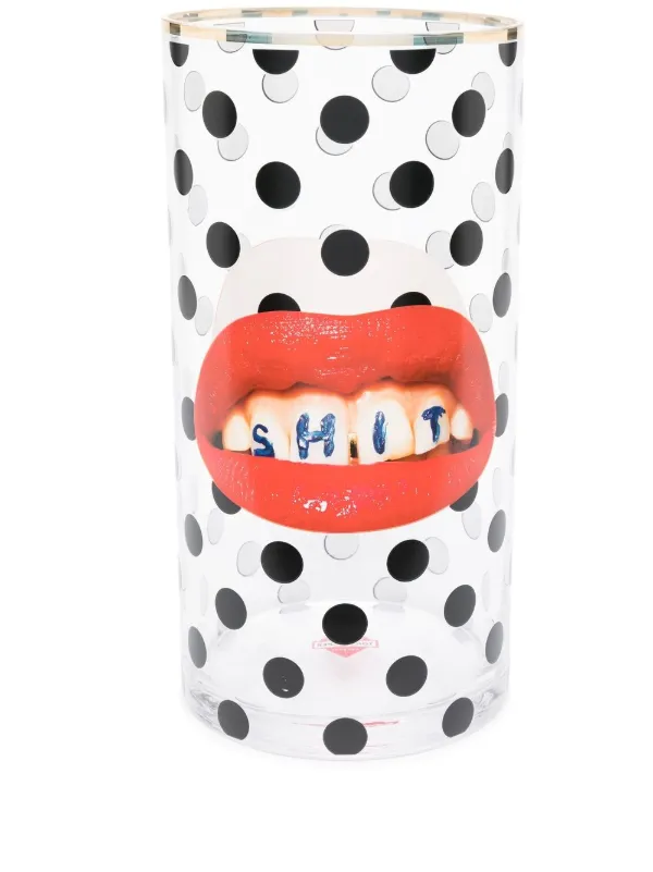 Seletti Toiletpaper プリント フラワーベース | ブラック | FARFETCH JP