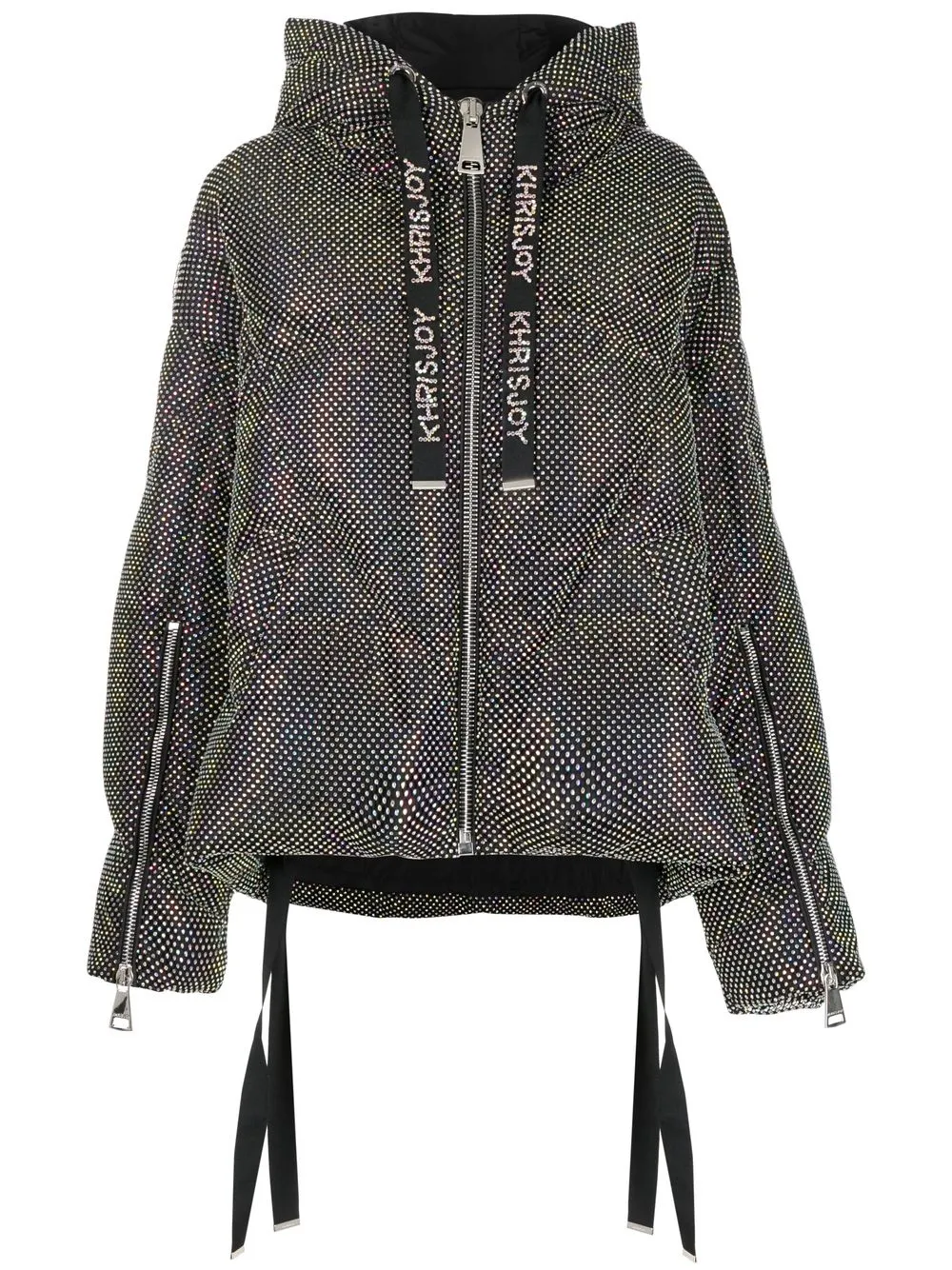 

Khrisjoy sequin-embellished hooded jacket - Black