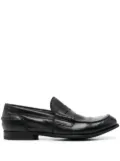 Officine Creative flat leather loafers - Black