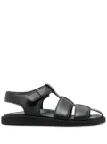 Officine Creative Inner caged leather sandals - Black