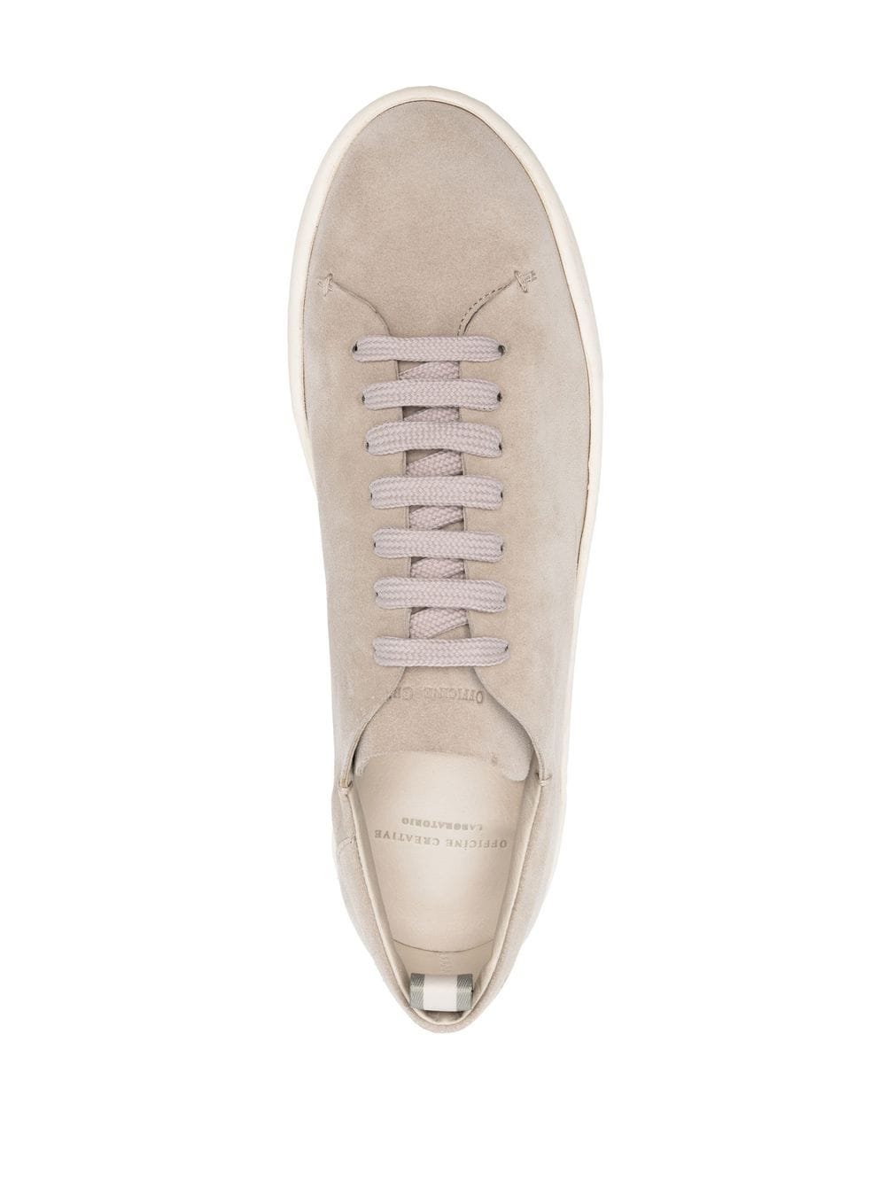 Shop Officine Creative Suede Lace-up Sneakers In Neutrals