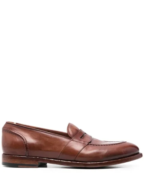 Officine Creative Temple leather Penny loafers