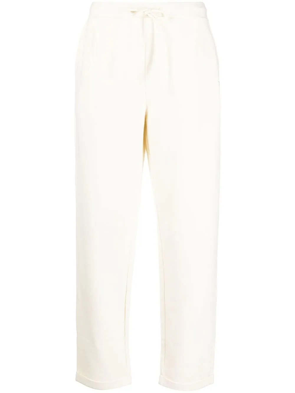 

Emporio Armani logo-embellished cotton track pants - White