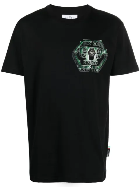 Philipp Plein playera con logo estampado