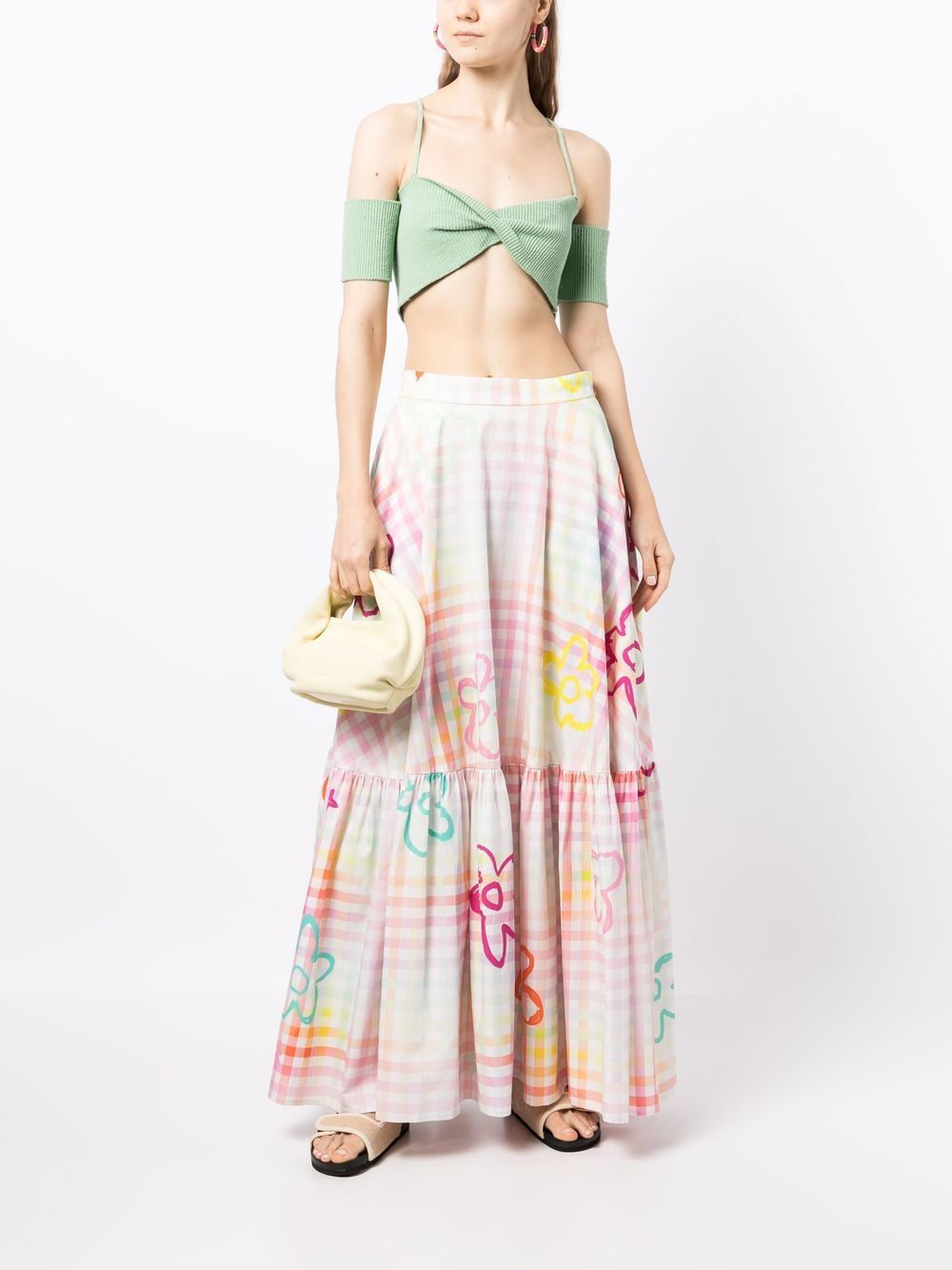 Mira Mikati Maxi-rok met bloemenprint - Veelkleurig