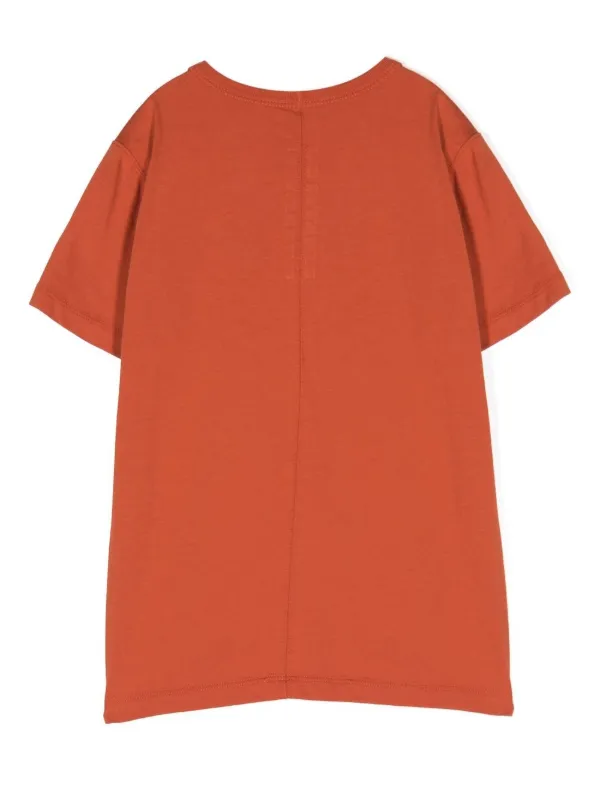 Rick Owens Kids organic-cotton T-shirt | Orange | FARFETCH